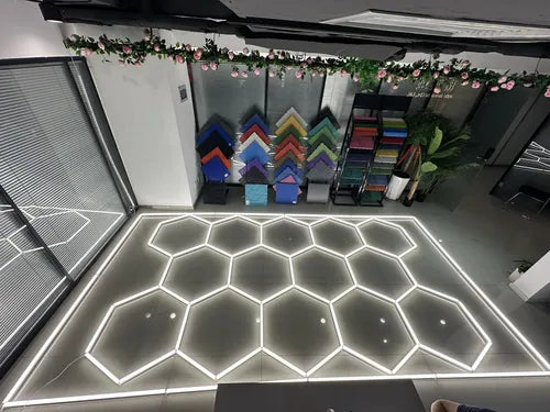 Panel LED Hexagonal 14 Módulos AX046 - detalle del panel