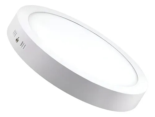 Panel LED redondo sobrepuesto blanco AX064 - vista lateral