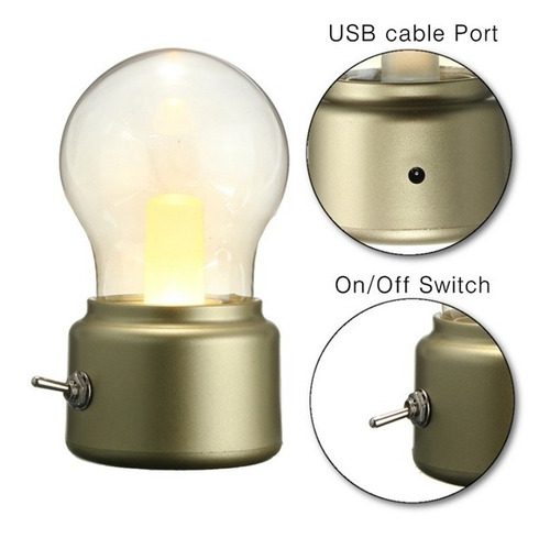 Lampara Tipo Ampolleta Recargable