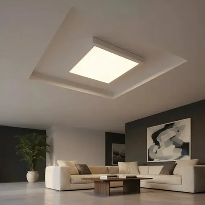 Panel LED cuadrado sobrepuesto blanco AX067 - vista general