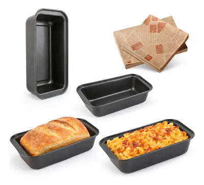Set 3 Moldes Rectangulares  22.5 / 25.5 / 28.5 cm