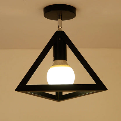 Lampara Colgante Vintage Diseño Triangulo