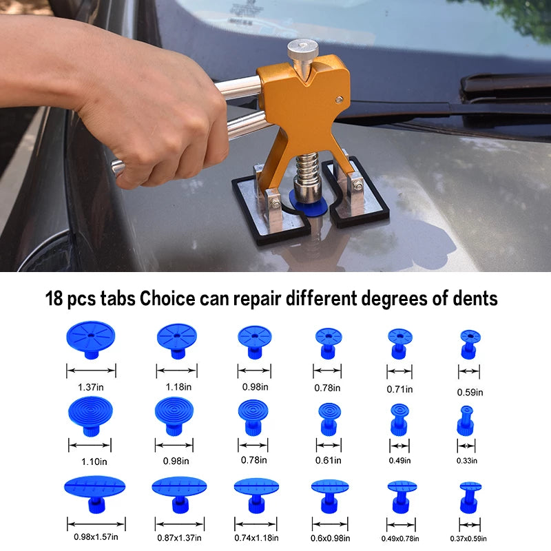 Kit Desabollador De Auto Herramienta 18 Pcs