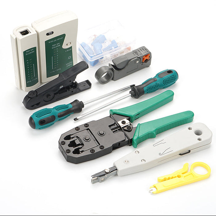 Kit De Herramientas Para Redes Crimpeadora Rj45