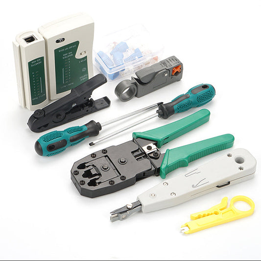 Kit De Herramientas Para Redes Crimpeadora Rj45