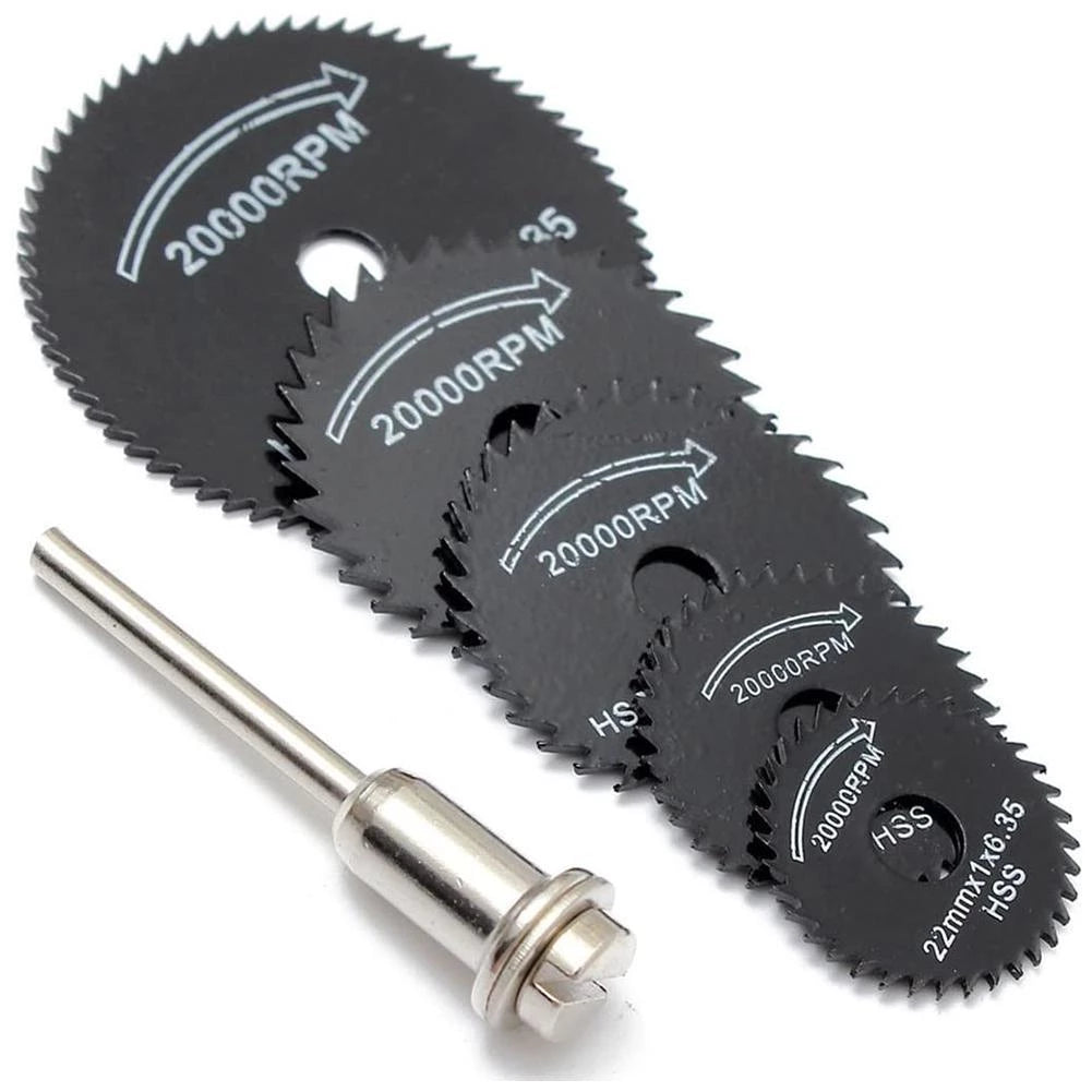 Set Discos 6 Pcs Para Cortes Madera Para Dremel