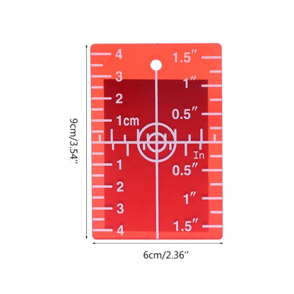 Placa De Objetivo Para Nivel Láser Rojo