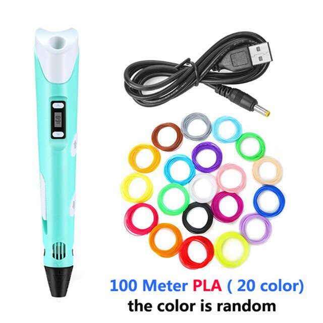 Lapiz Bolígrafo Impresora 3d + 20 Filamentos