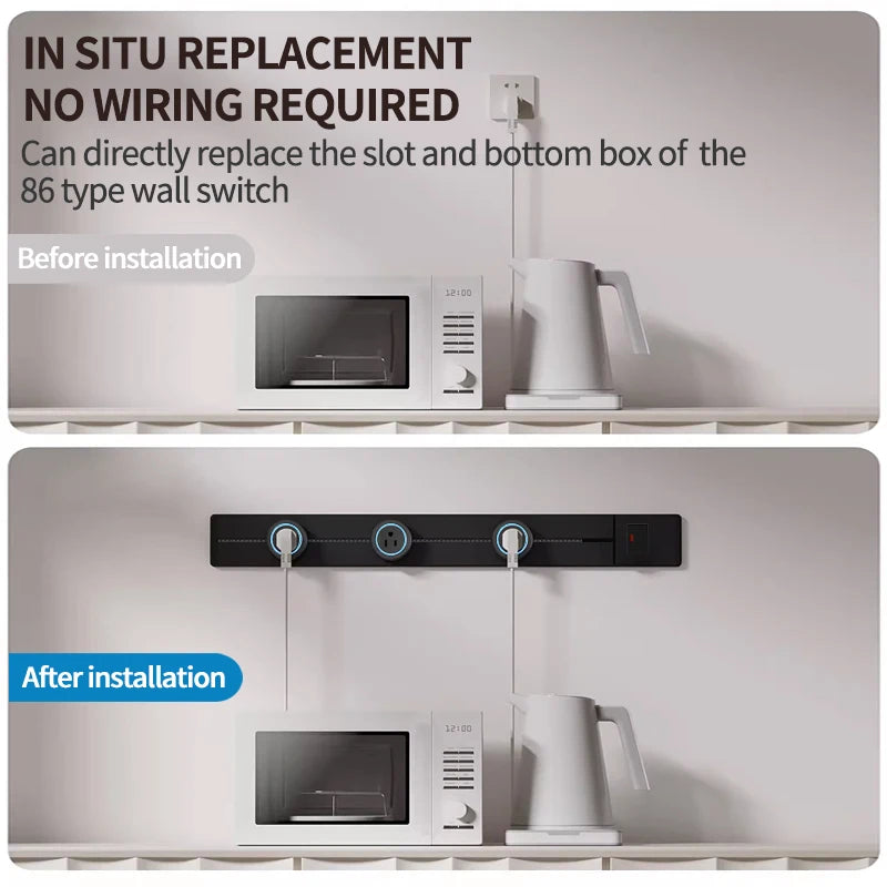 Riel Eléctrico Socket  40 cm 