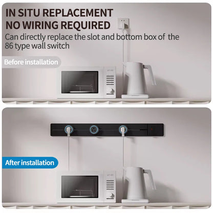 Riel Eléctrico Socket  40 cm 