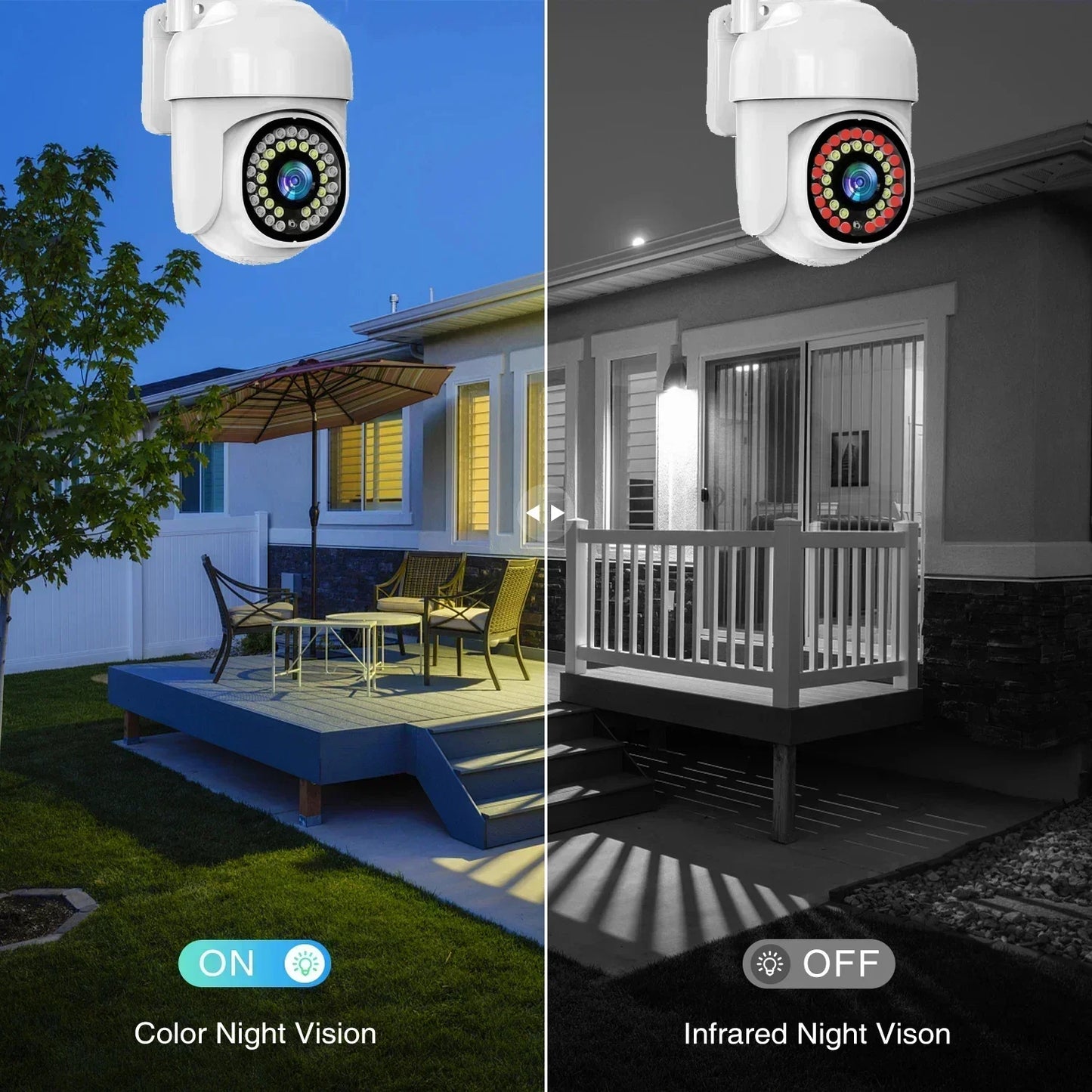 Cámara De Seguridad WiFi Robotica 360