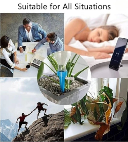 Sistema de riego por goteo automático ajustable para plantas