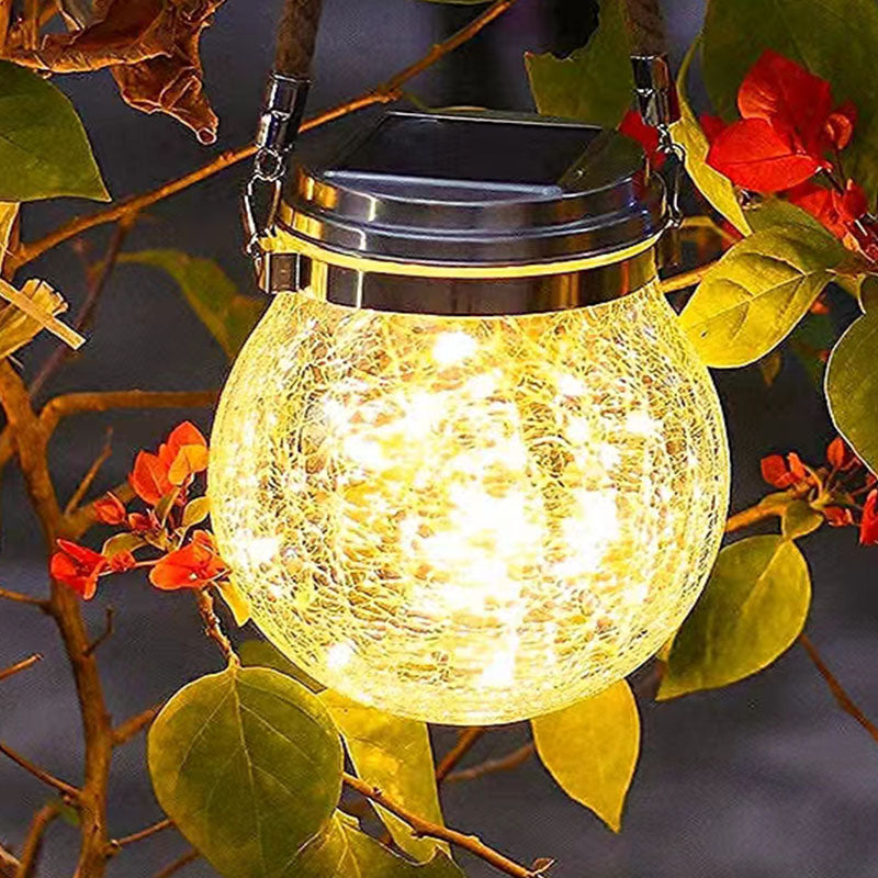 Luces Navidad Lampara Farol Solar Led Jardín X2