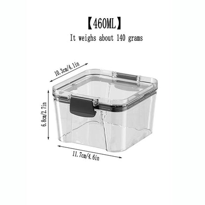 Set De 7 Contenedores Hermeticos De Plastico Cocina Despensa