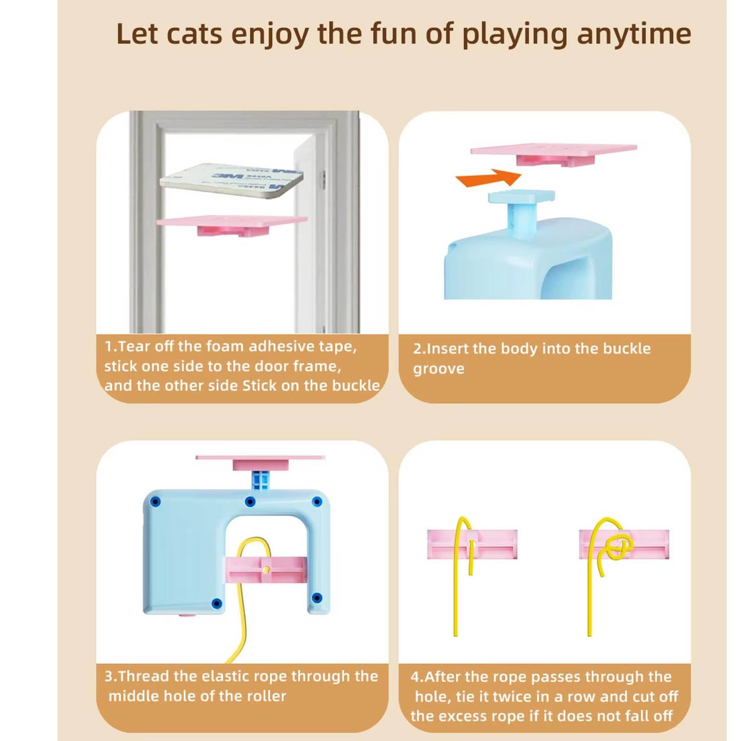 Juguete Para Elevar Gatos, Divertido Ejercicio