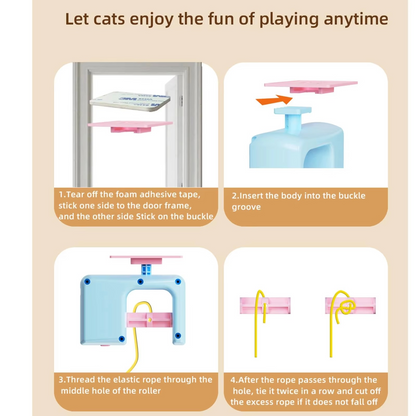 Juguete Para Elevar Gatos, Divertido Ejercicio