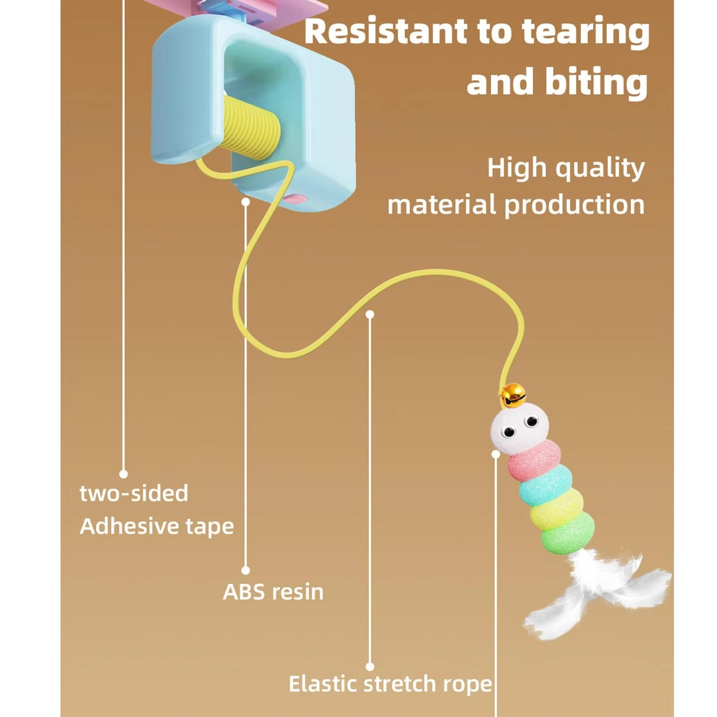Juguete Para Elevar Gatos, Divertido Ejercicio