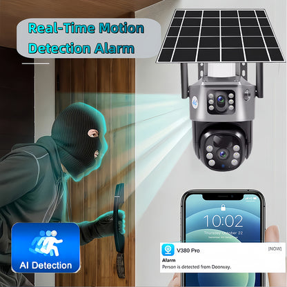 Camara Solar 4g Incluido doble camara Negra