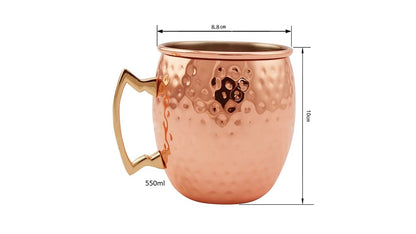 Set 2 Vasos De Cobre Para Cóctel