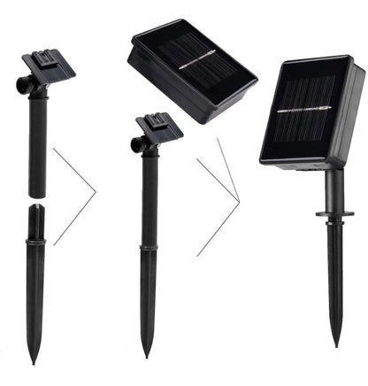 Luz Navidad Solar 200 Led 20 Metros Colores