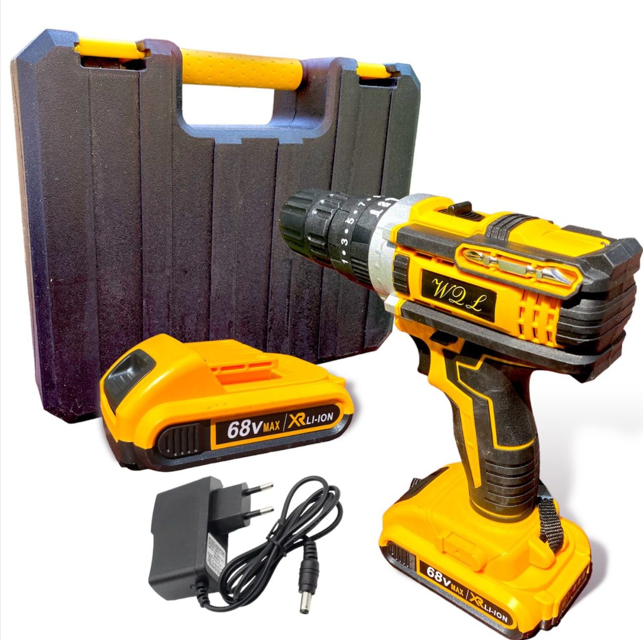 Taladro Atornillador Percutor Inalámbrico 28v + 2 Baterías