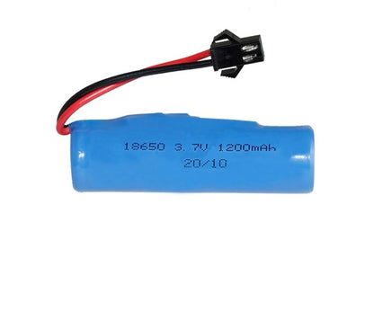 Batería Recargable Con Conector  M-18650 3.7V