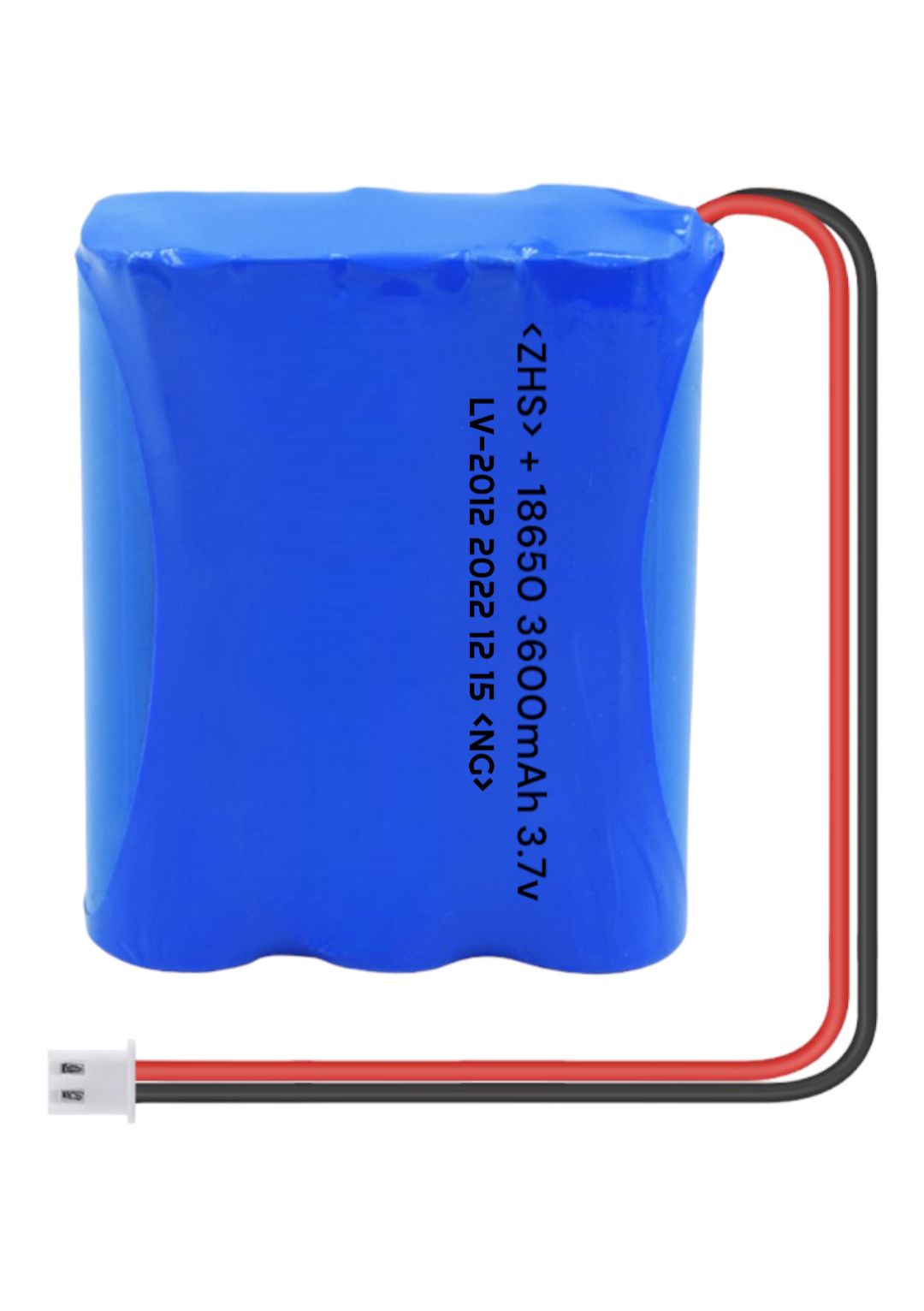 Batería Recargable Triple Con Conector M-18650 3.7V 3600 MAH