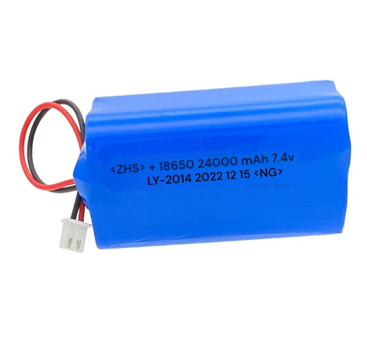 Batería Recargable Cuádruple Con Conector M-18650 7.4V 24.000 mAh