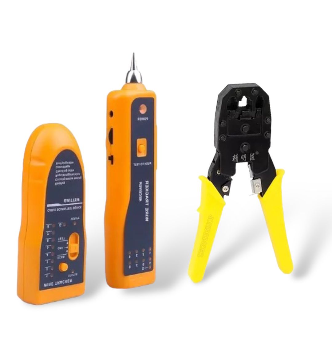 Rastreador Y Generador De Tono + Ponchadora Universal Rj45