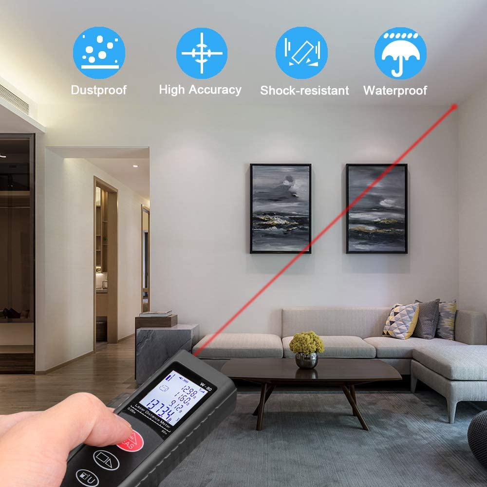 Medidor De Distancia Láser 80m