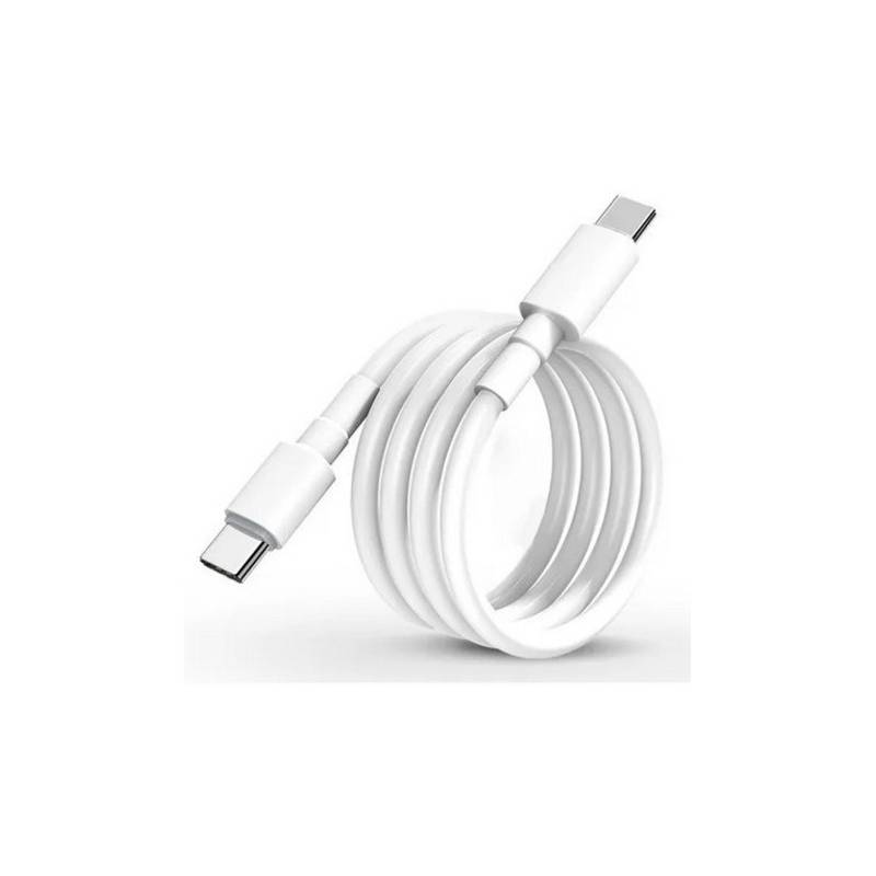 Cable Carga Rápida Doble Entrada Usb-c Cargador De Pared 20w