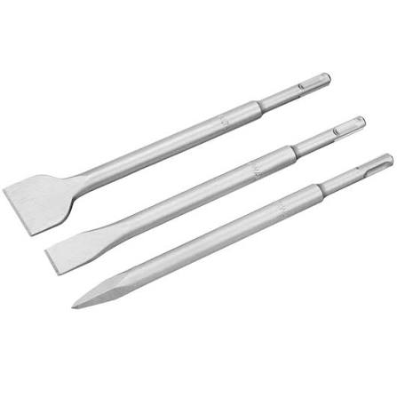 Mk1/ Cinceles Punta Y Plano 250 Mm Para Sds Plus, 3 Piezas,
