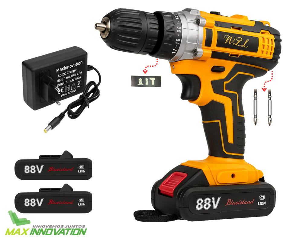 Taladro 88v dos Baterias