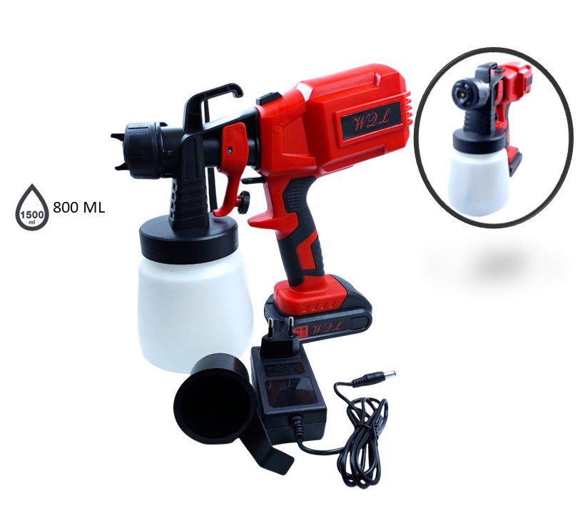 Pistola Pulverizadora De Pintura Inalámbrica 68v