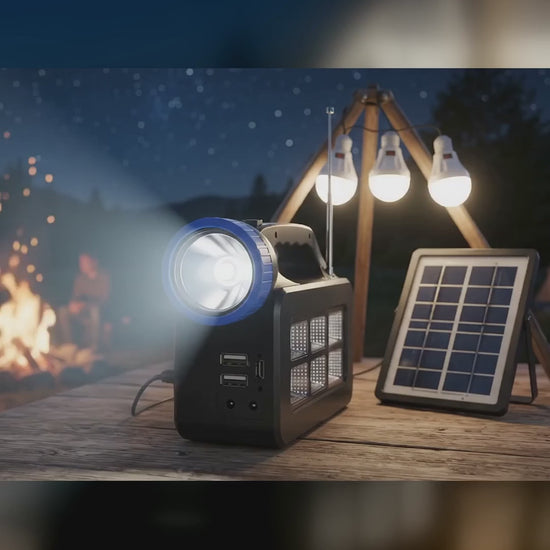 Video Kit Solar Camping MAXINNOVATION