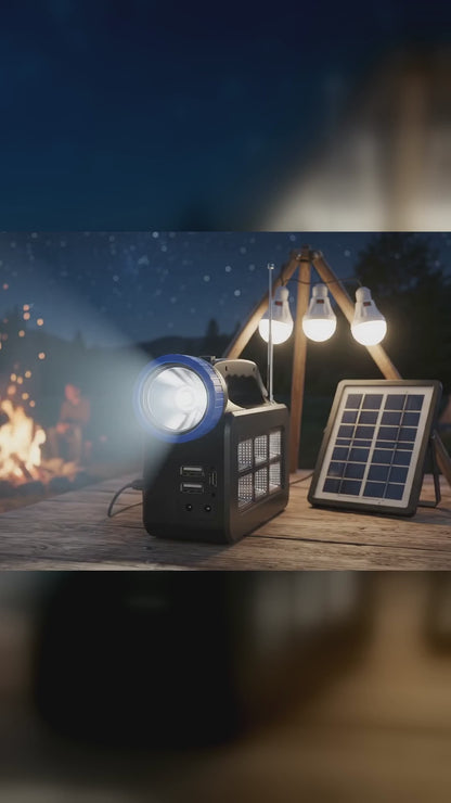 Video Kit Solar Camping MAXINNOVATION
