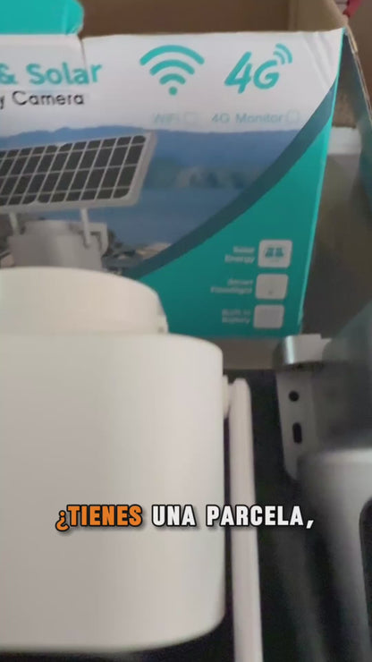 Camara Solar 4g Incluido doble camara Negra