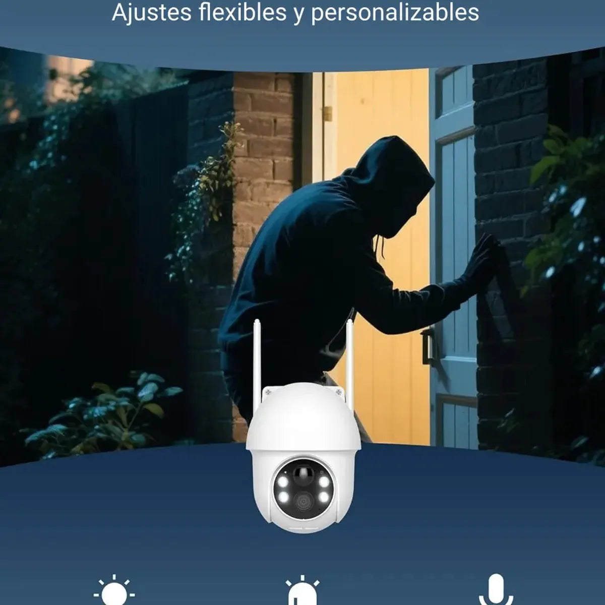 Cámara solar Wi-Fi de seguridad YA-26522 - vista de la app